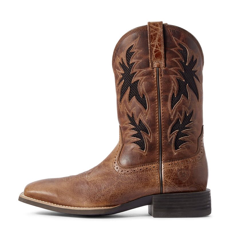 Ariat Western: Sport Cool VentTEK Botas Western Hombre - Marrones Oscuro (XCSJP6027)